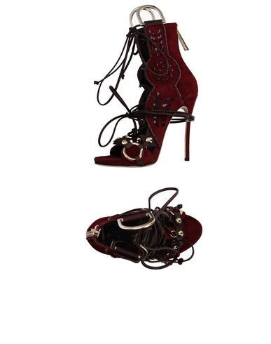 Embroidery Lace - Thin High Heel Peep Toe Design