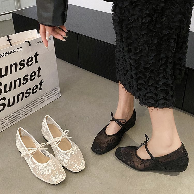 Women's Gentle Ballet Flat Sho - đánh giá và giá Embroidery Lace