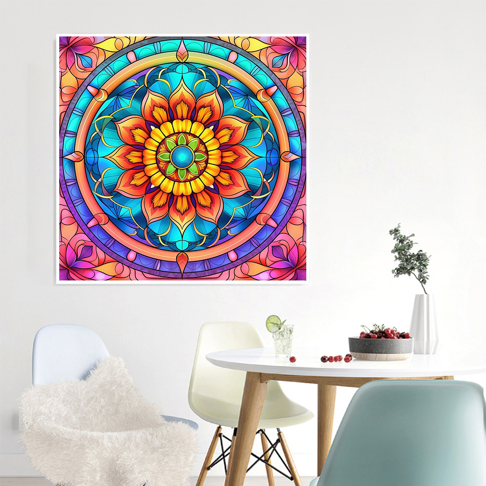 Diamond Painting Mandala Flowe - đánh giá và giá Embroidery Flower
