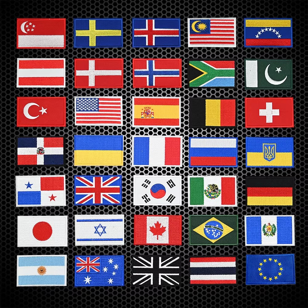 Embroidery Flag Patch US UK Ca - đánh giá và giá Embroidery Australia