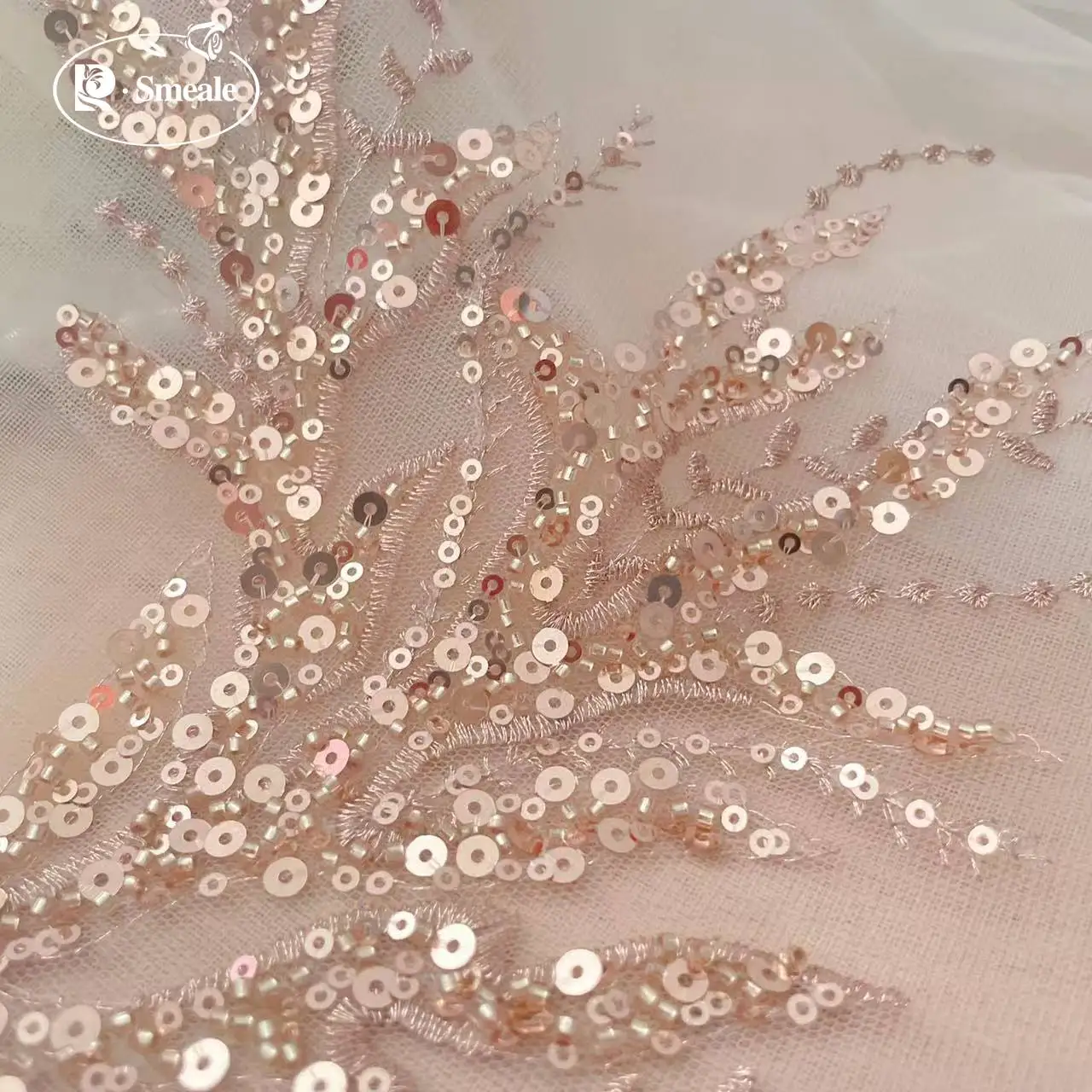 5Pair-2Pair.Rose Gold Sequin T - đánh giá và giá Embroidery Rose