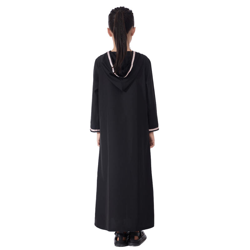 Girls Hooded Abaya Floral Embr - đánh giá và giá Embroidery Arabic