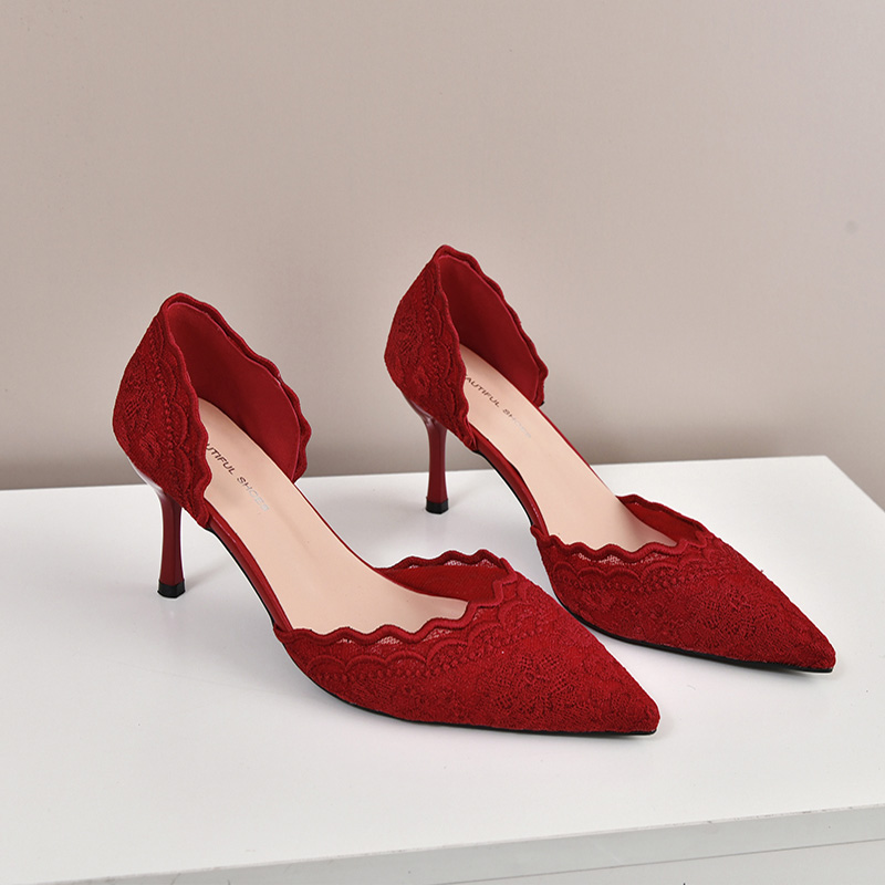 Luxury Red White Lace Embroide - đánh giá và giá Embroidery Lace
