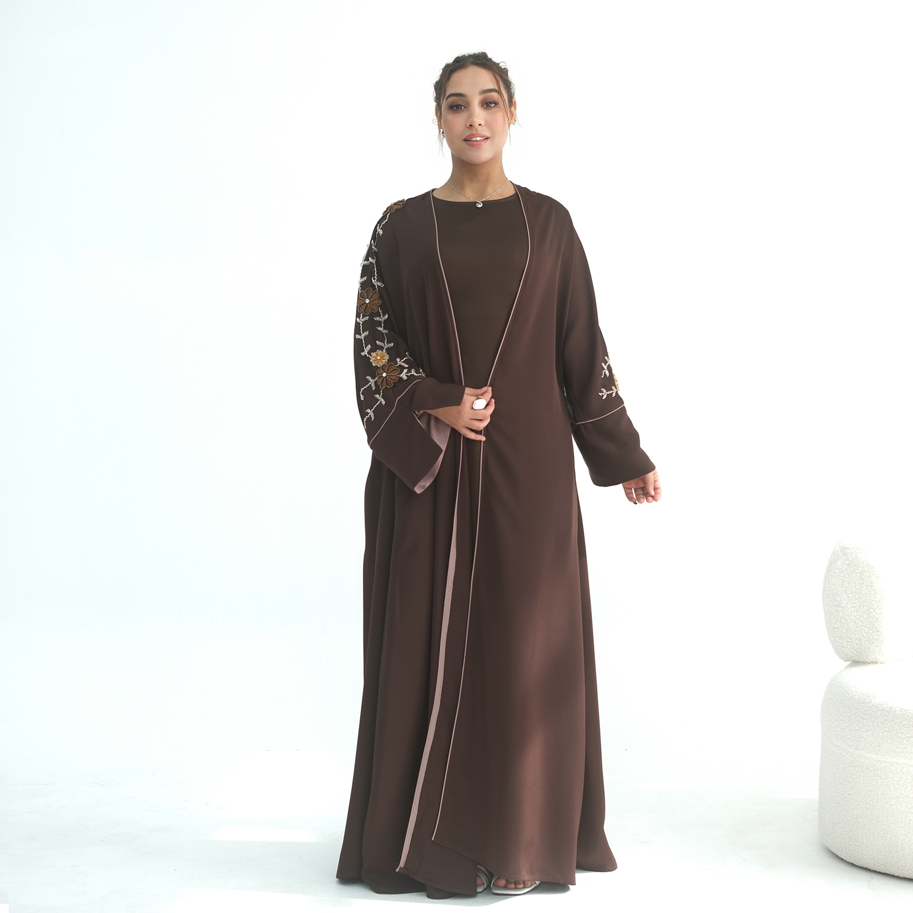 Eid Women Abaya Embroidery Bea - đánh giá và giá Embroidery Arabic