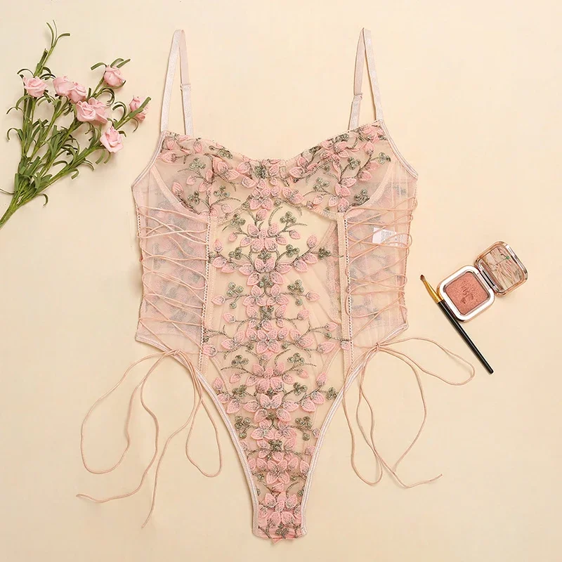 Women Sexy Lingerie Bodysuit F - đánh giá và giá Embroidery Lace
