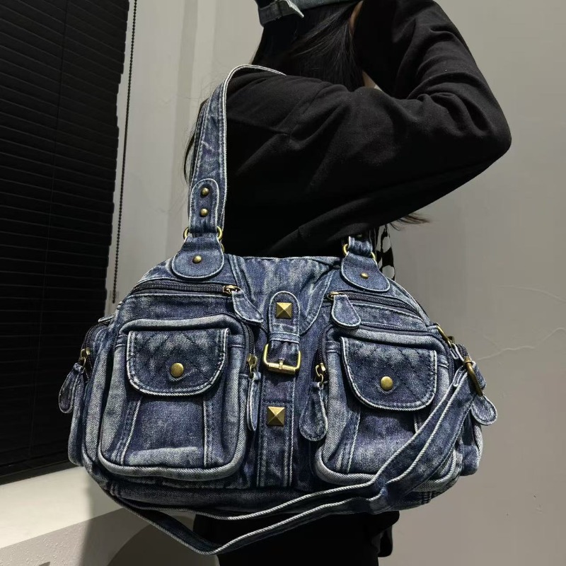 Fashionable Denim Tote Bag for - đánh giá và giá Embroidery Class