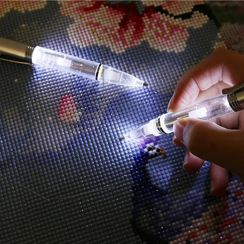 LED Light Diamond Painting Pen - đánh giá và giá Embroidery Art