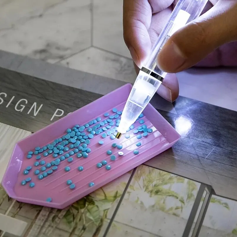 LED Light Diamond Painting Pen - đánh giá và giá Embroidery Art