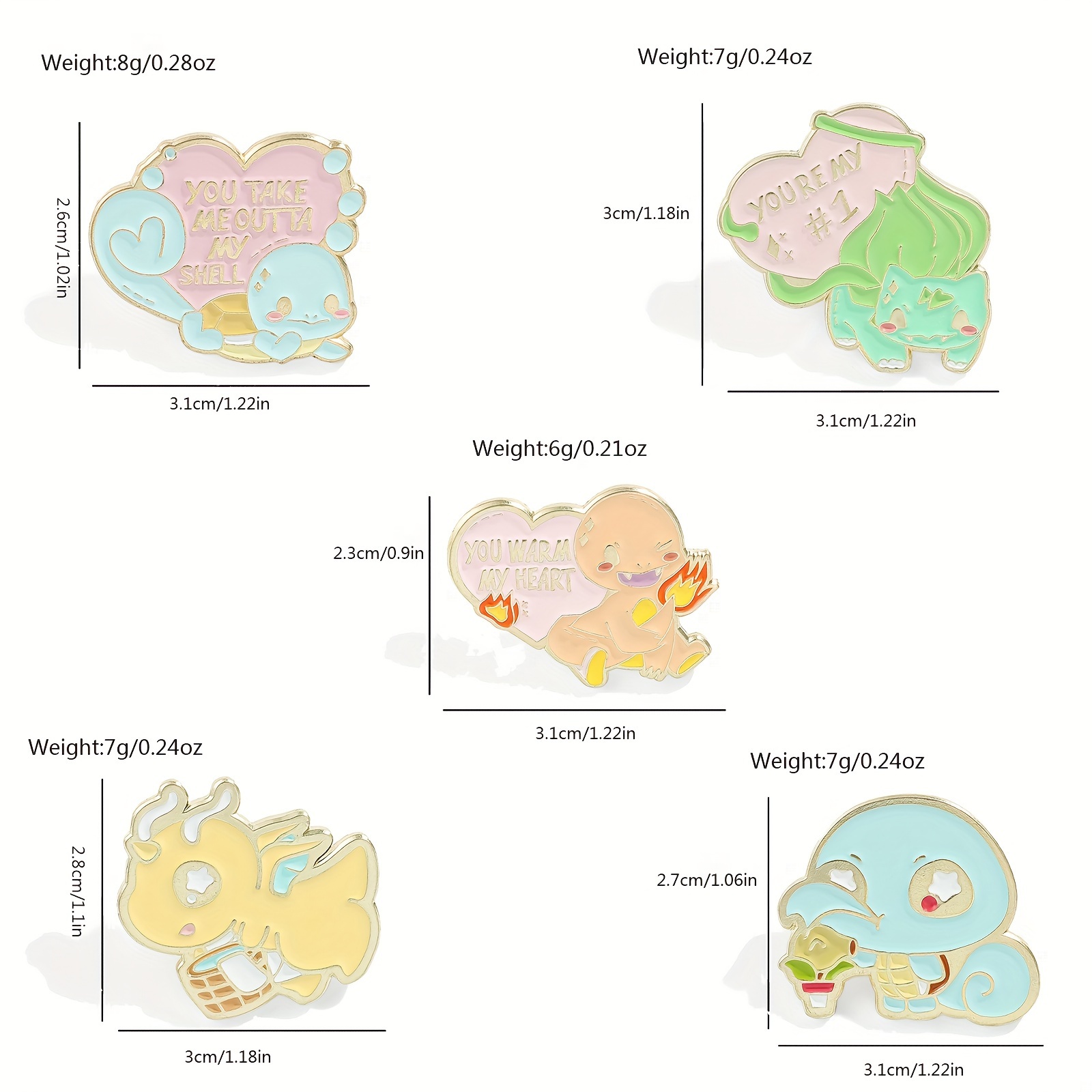 5 Pcs Cute Anime Brooch Person - đánh giá và giá Embroidery Reddit