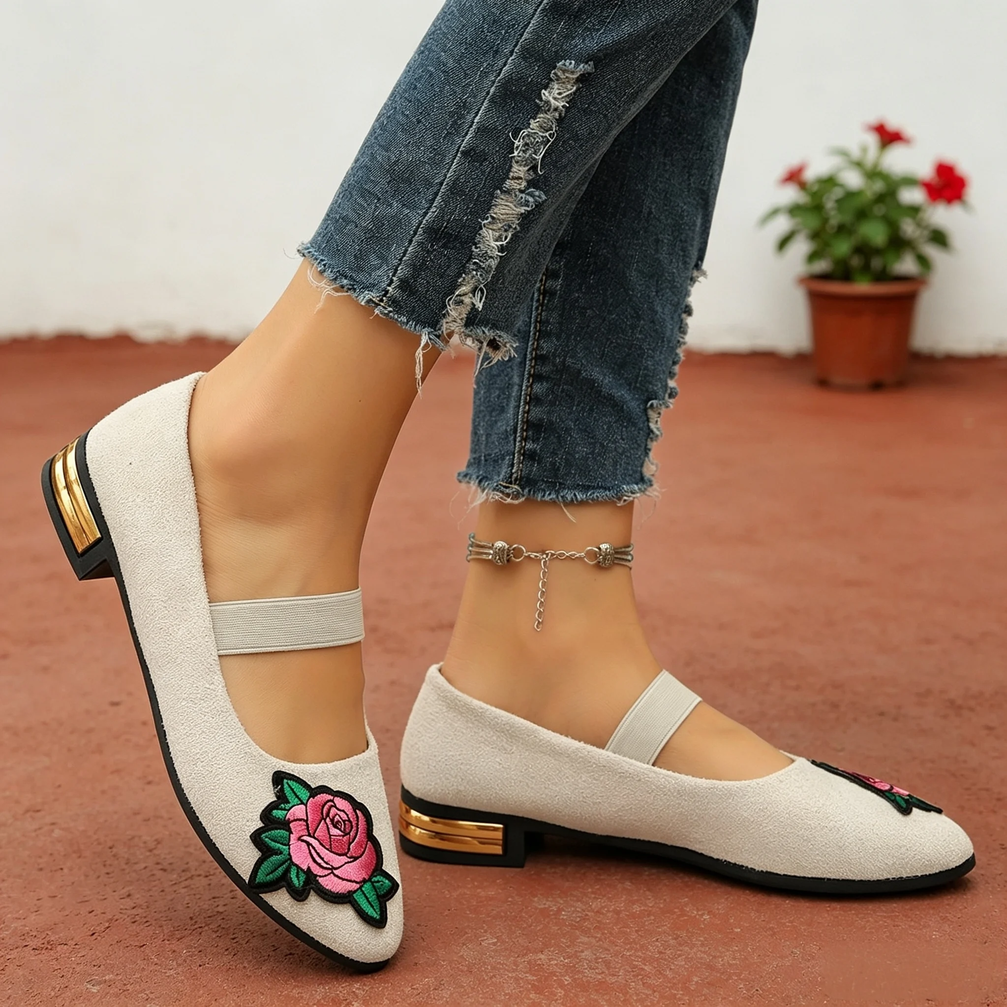 Autumn Women's Vintage Boho Fl - đánh giá và giá Embroidery Flower