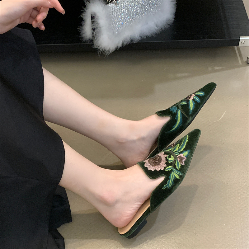 2026 New Women's Shoes Embroid - đánh giá và giá Embroidery Flower