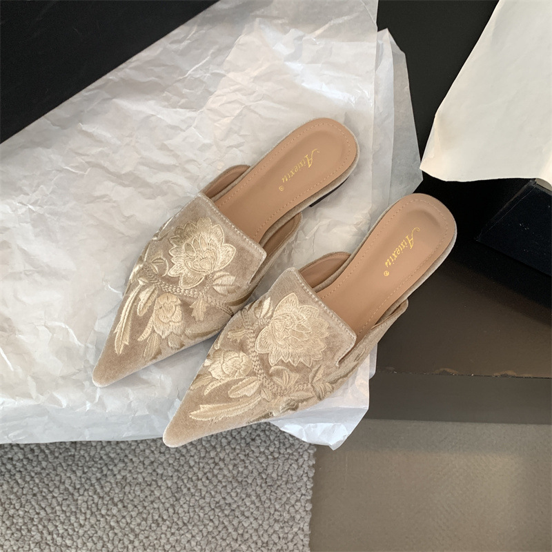 2026 New Women's Shoes Embroid - đánh giá và giá Embroidery Flower