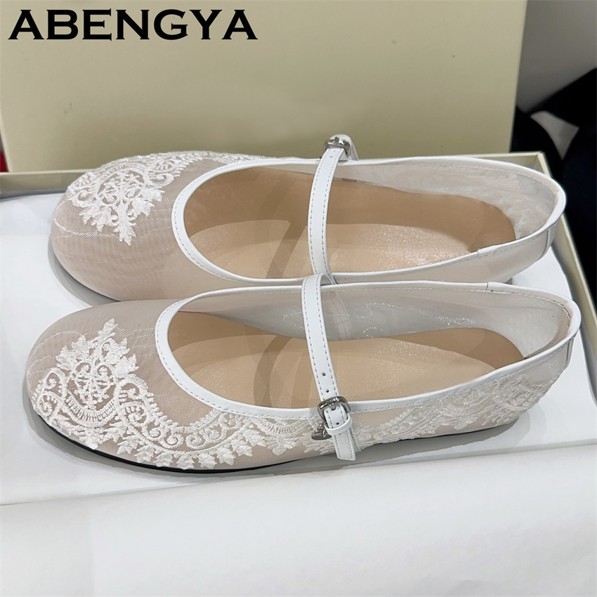 Lace Embroidery Flat Shoes for - đánh giá và giá Embroidery Lace
