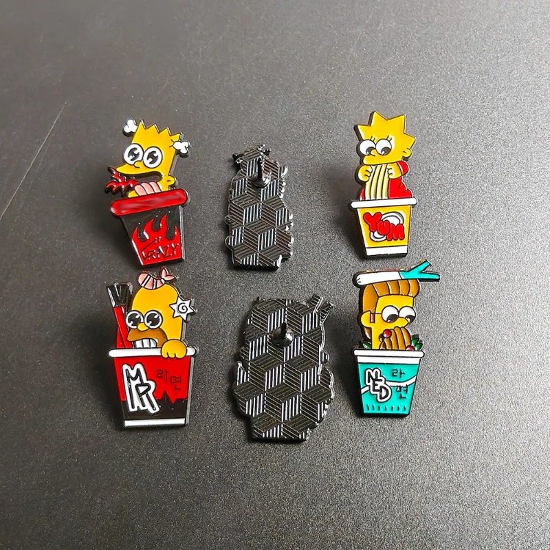 6pcs Set The Simpsons Cute fun - đánh giá và giá Embroidery Reddit