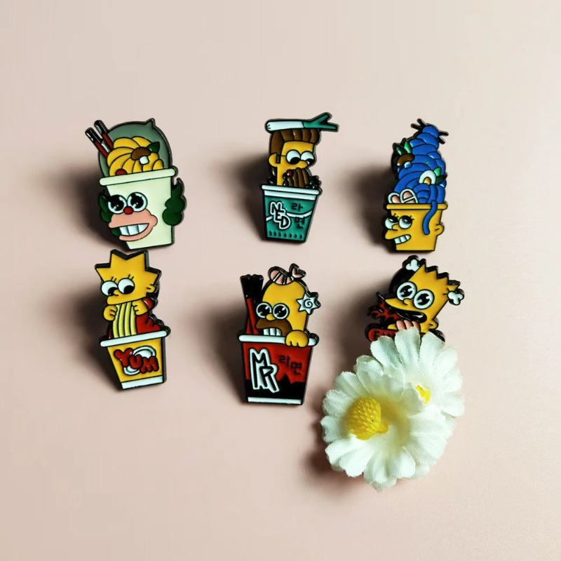 6pcs Set The Simpsons Cute fun - đánh giá và giá Embroidery Reddit