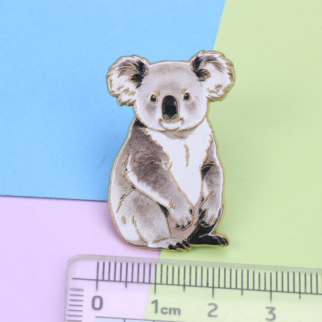 Watercolor Koala Enamel Lapel  - đánh giá và giá Embroidery Australia