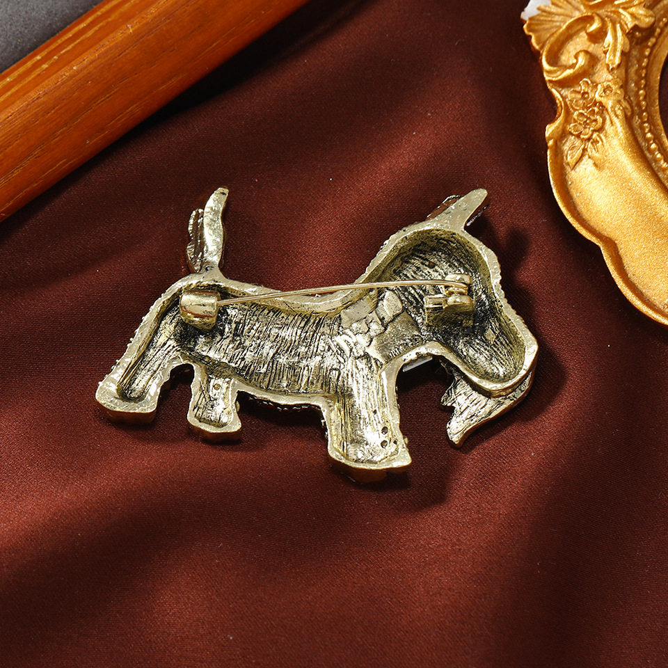 Vintage Cute Puppy Dog Brooche - đánh giá và giá Embroidery Australia