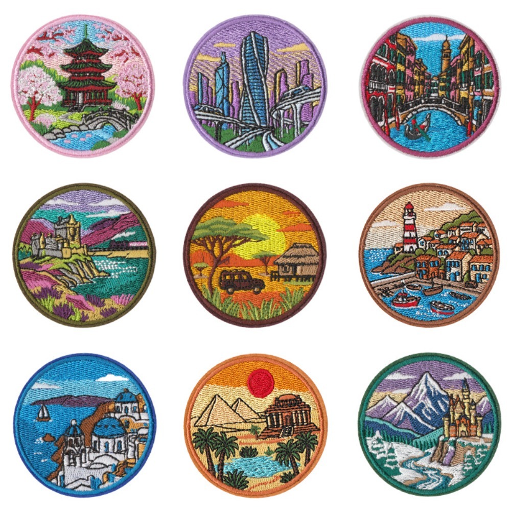 City Landmark Pattern Embroide - đánh giá và giá Embroidery Australia