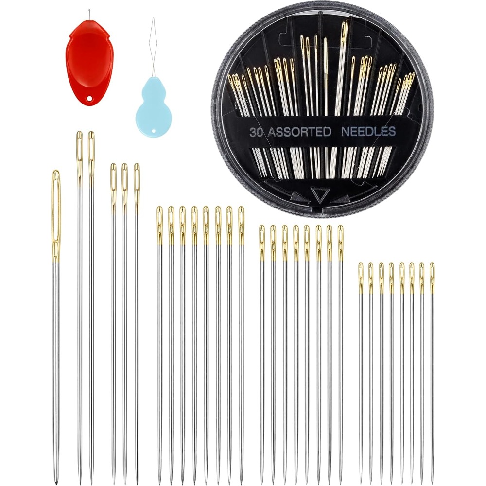 30-Count Steel Hand Sewing Nee - đánh giá và giá Embroidery Art