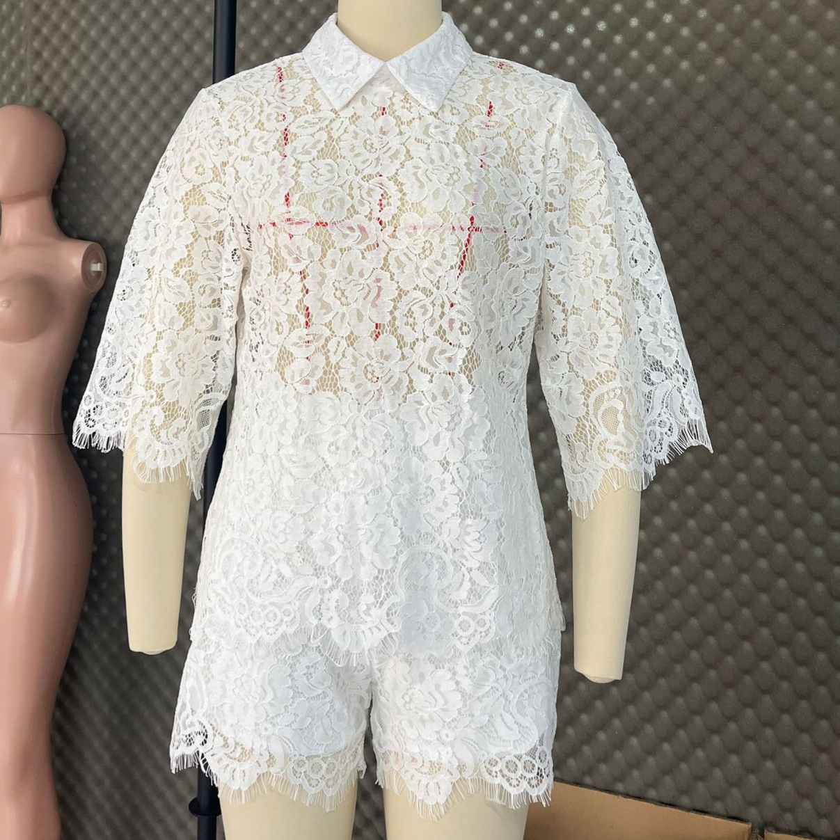 Sexy Lace Embroidery Shorts Su - đánh giá và giá Embroidery Class