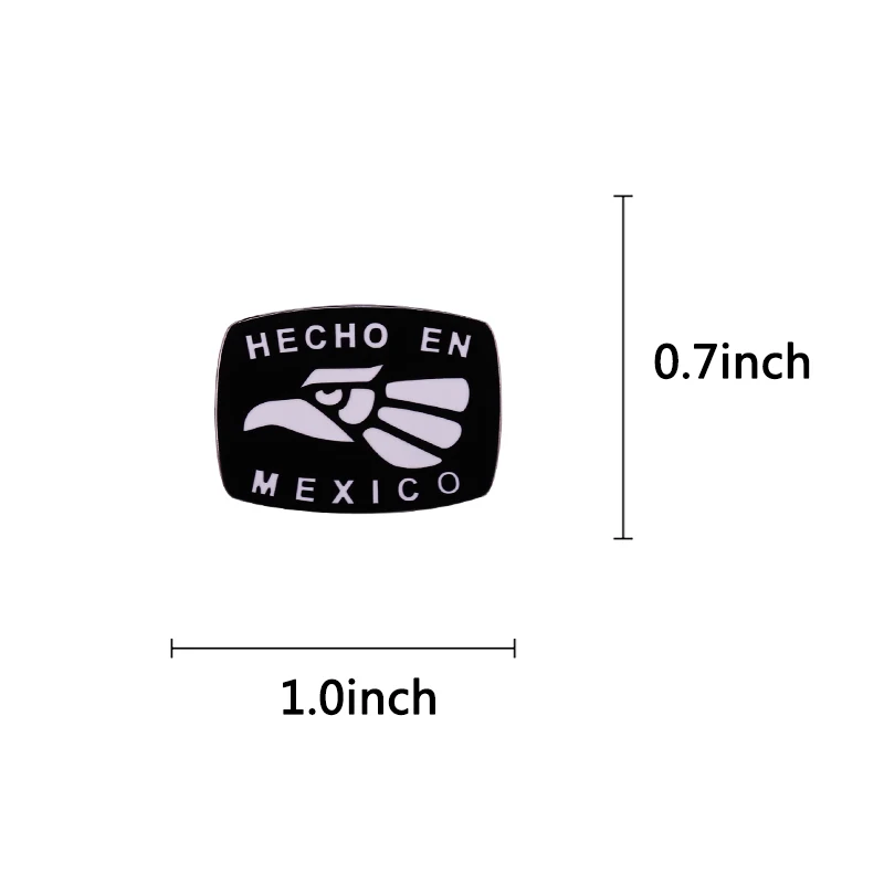 Made in Mexico Eagle Logo Broo - đánh giá và giá Embroidery Australia
