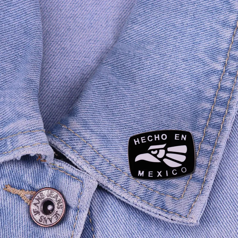 Made in Mexico Eagle Logo Broo - đánh giá và giá Embroidery Australia