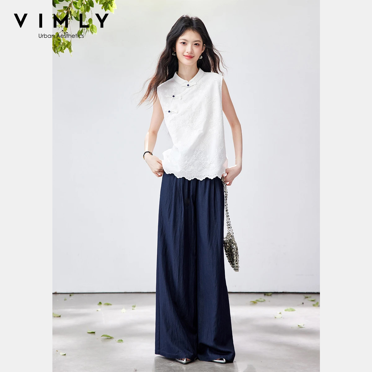 VIMLY Chinese Style Two Piece  - đánh giá và giá Embroidery Class