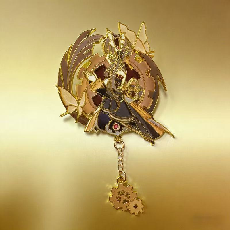 Steampunk Anime Girl Enamel Br - đánh giá và giá Embroidery Bracelet