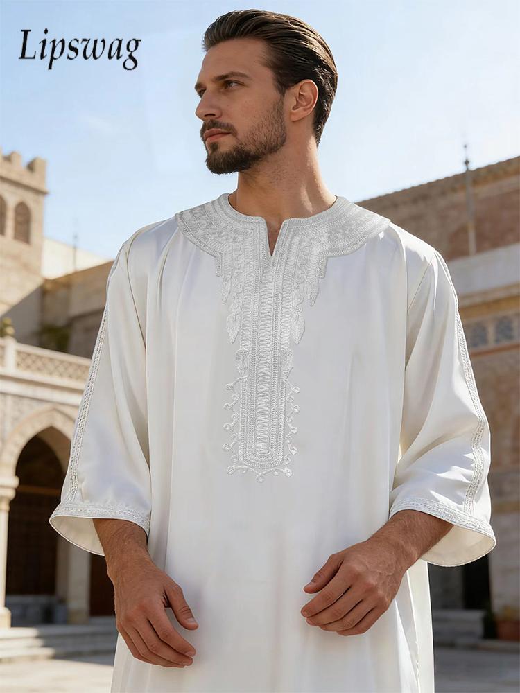 Islamic Muslim Arabic Mens Rob - đánh giá và giá Embroidery Arabic