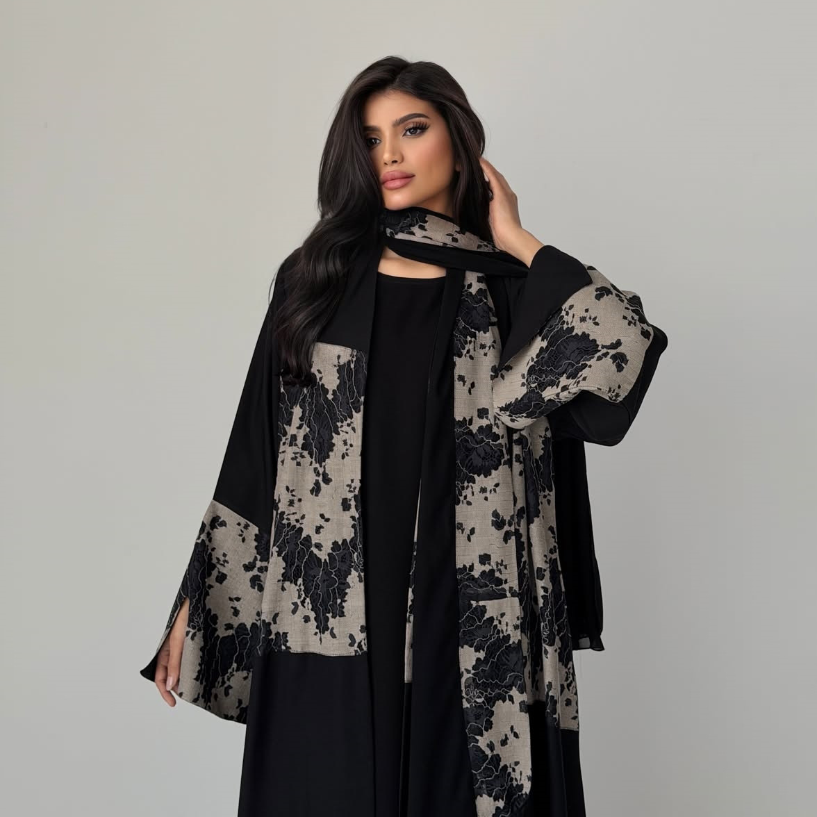Women Eid Abaya Hijab 2 Piece  - đánh giá và giá Embroidery Arabic