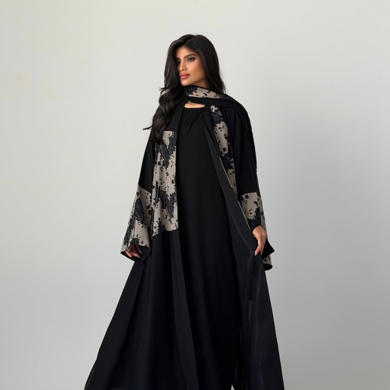 Women Eid Abaya Hijab 2 Piece  - đánh giá và giá Embroidery Arabic