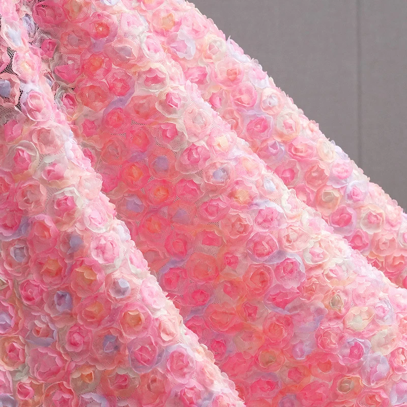 Colorful 3D Floral Embroidery  - đánh giá và giá Embroidery Rose