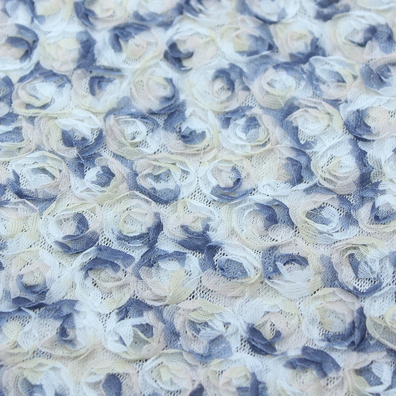 Colorful 3D Floral Embroidery  - đánh giá và giá Embroidery Rose