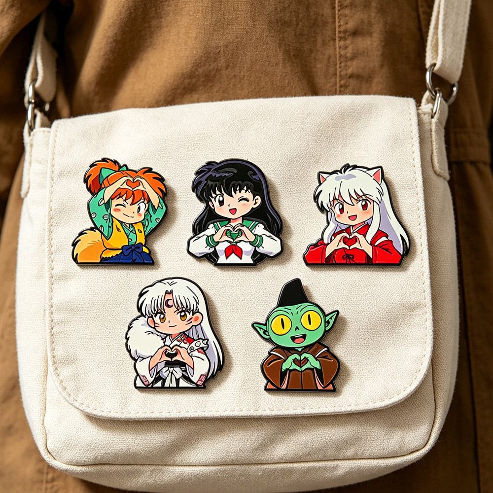 1-5pcs Inuyasha Alloy Badge Ca - đánh giá và giá Embroidery Reddit
