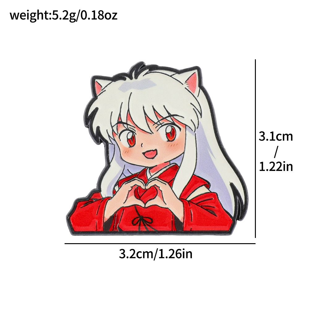1-5pcs Inuyasha Alloy Badge Ca - đánh giá và giá Embroidery Reddit