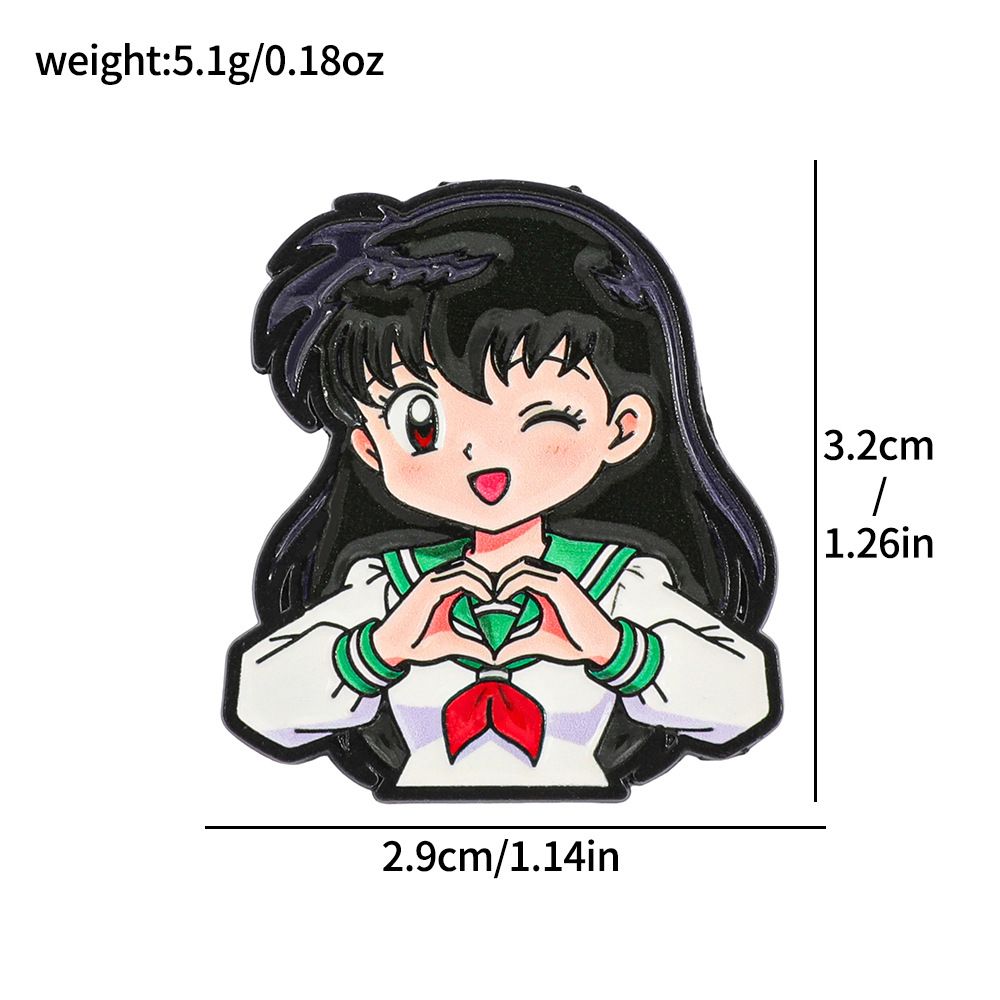 1-5pcs Inuyasha Alloy Badge Ca - đánh giá và giá Embroidery Reddit