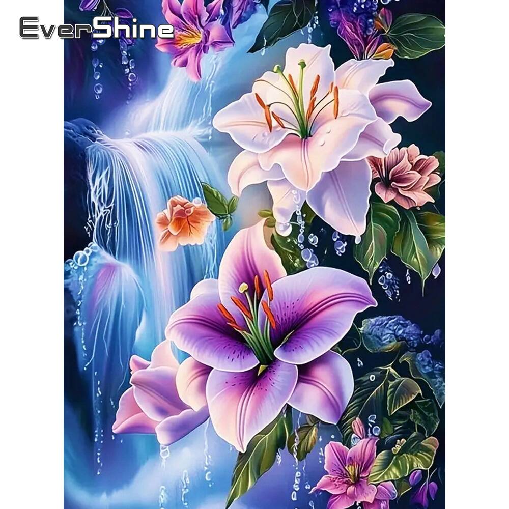Evershine 5D DIY Full Square D - đánh giá và giá Embroidery Flower