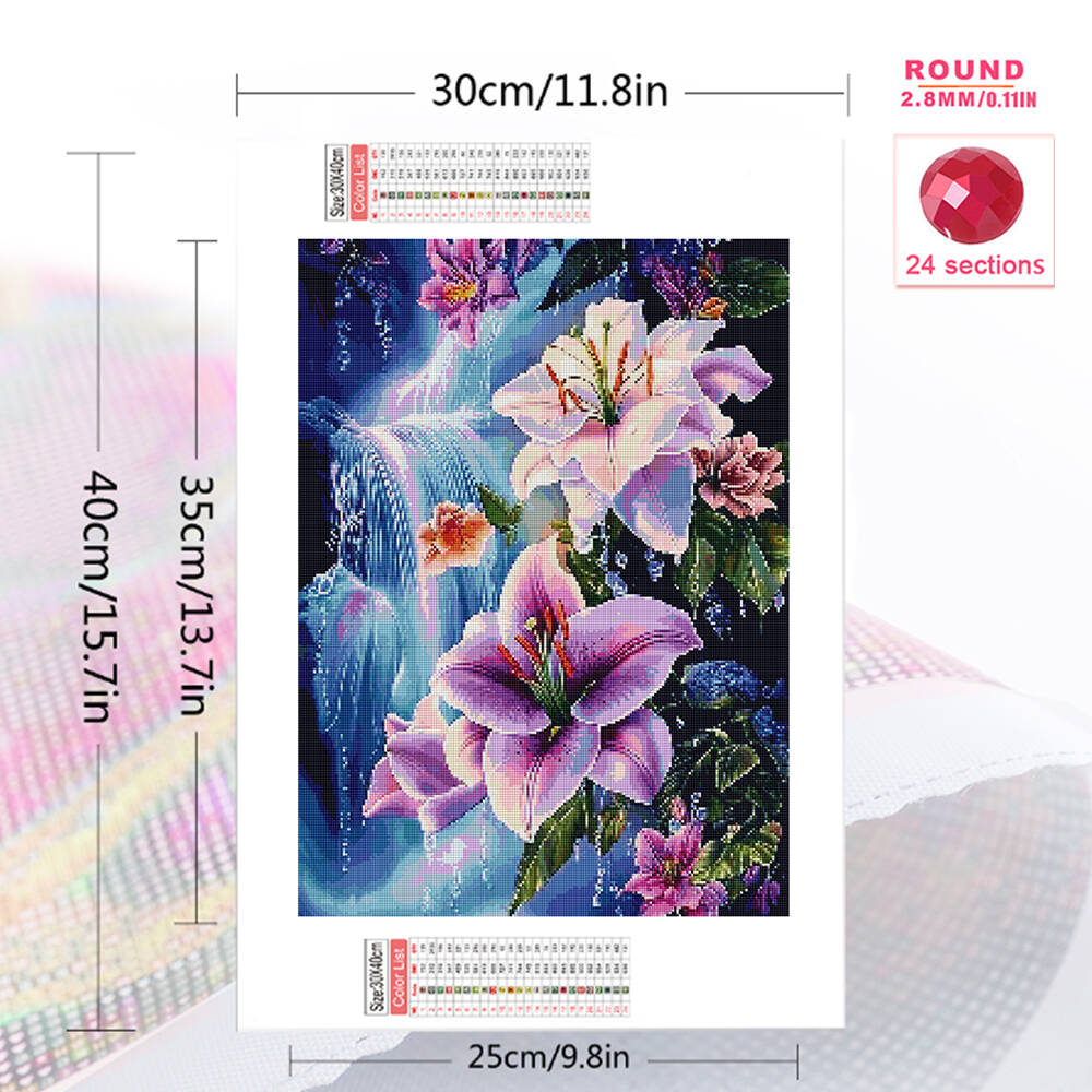 Evershine 5D DIY Full Square D - đánh giá và giá Embroidery Flower